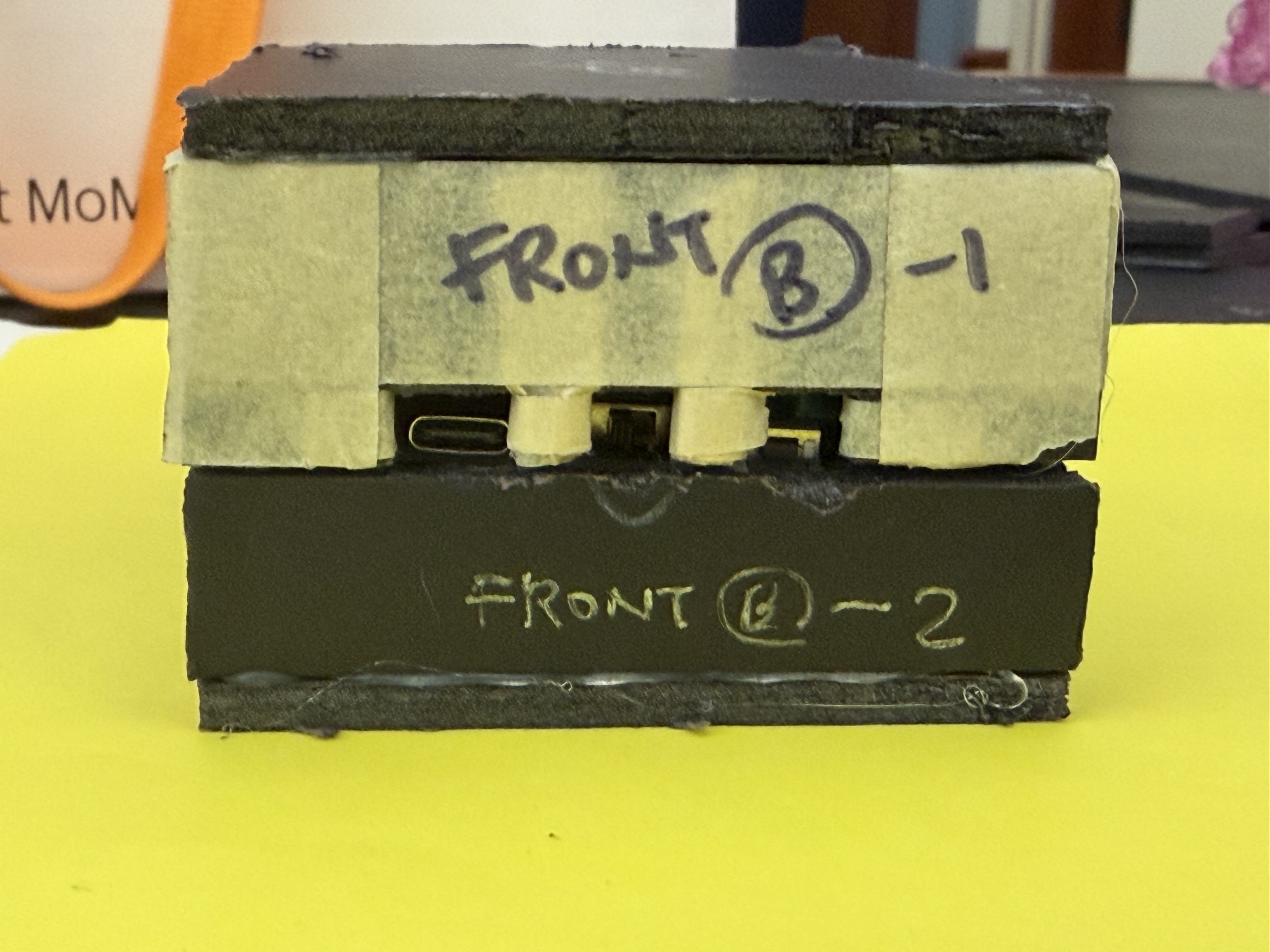 Assembled foam prototype